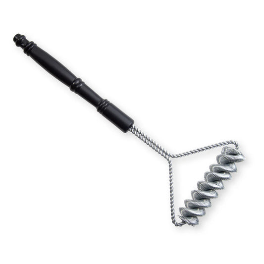 Perie pentru grătar, sârmă fără țepi din oțel galvanizat mâner canelat (B312)