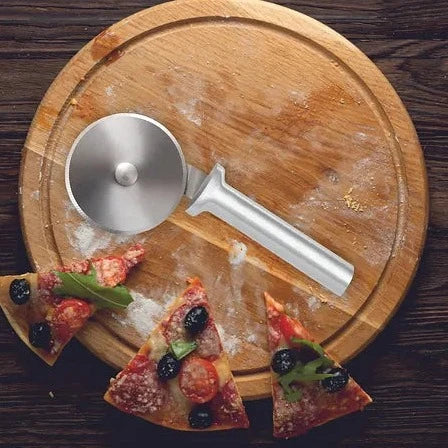 Feliator pentru pizza, oțel inoxidabil seria 300, mâner aluminiu periat