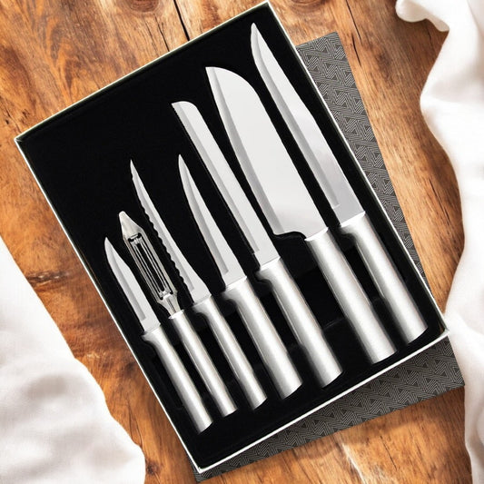 Set starter 1 , oțel inoxidabil, mâner aluminiu periat (S38)