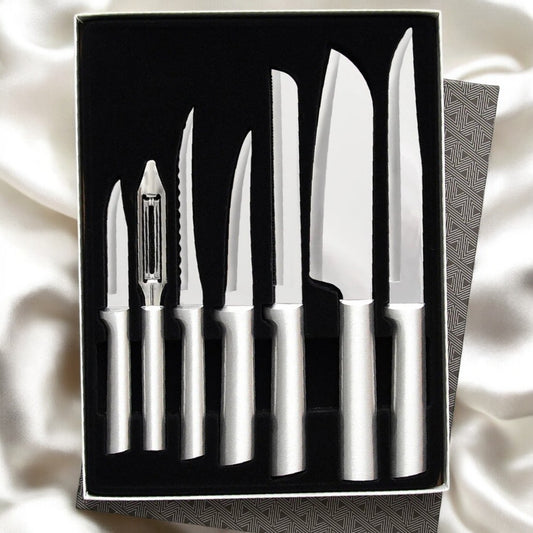 Set starter 1 , oțel inoxidabil, mâner aluminiu periat (S38)