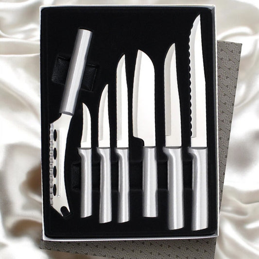 Set starter 2 , oțel inoxidabil, mâner aluminiu periat (S48)
